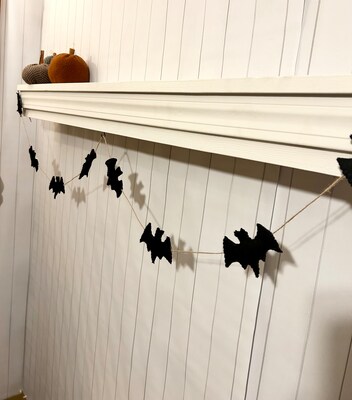 6 Foot Halloween Bat Garland - image2